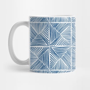 Parquet - classic blue Mug